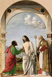 Santo Tomás dudando con San Magnus, c.1504-05